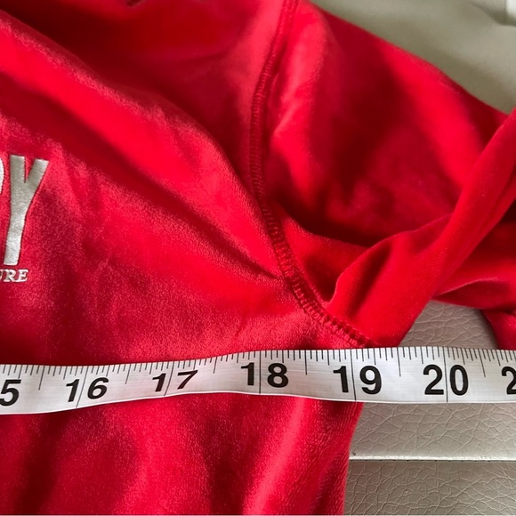 Juicy Couture women’s Velour Jumpsuit red size small EUC - Picture 11 of 13